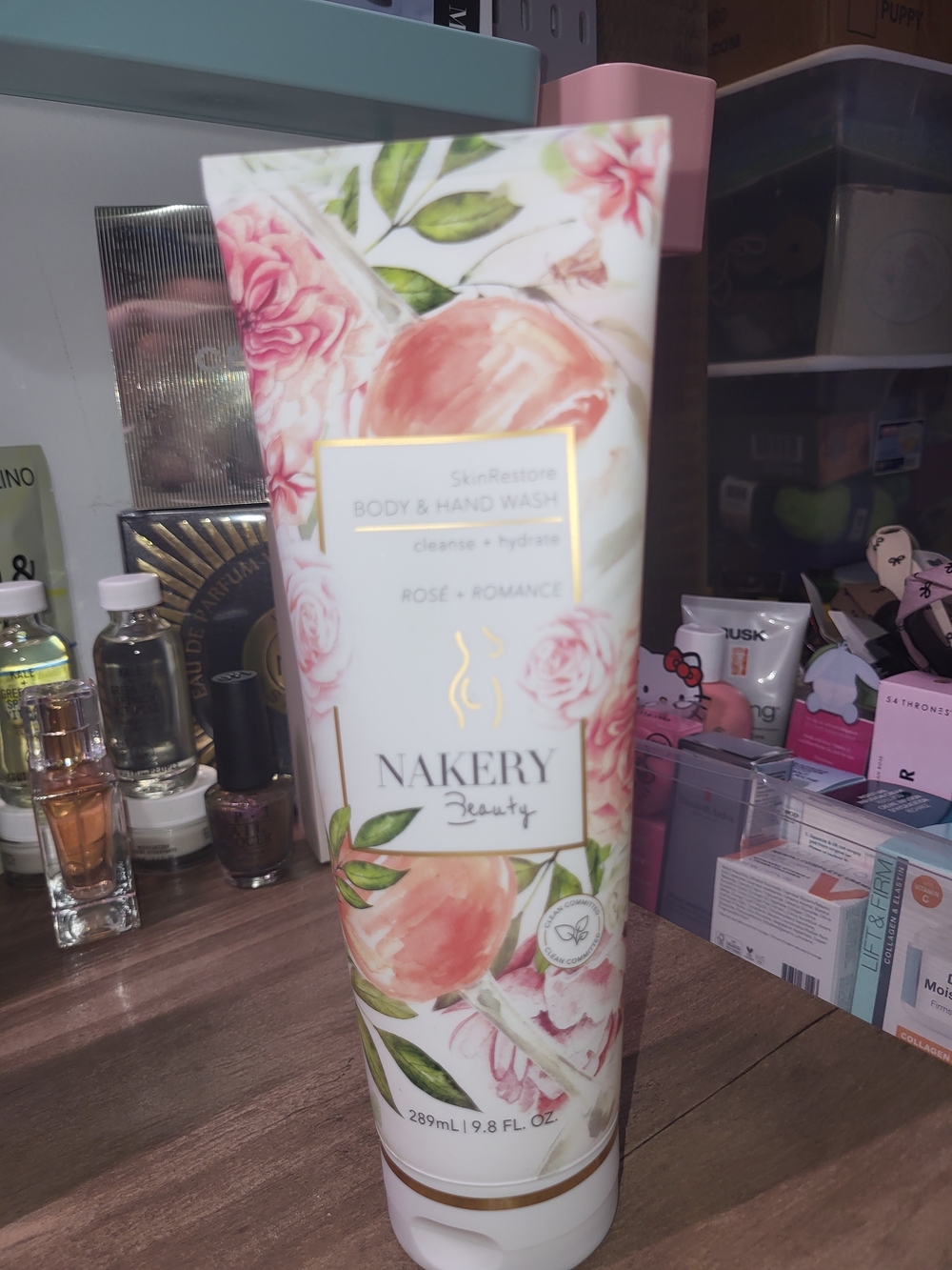 Nakery Beauty Rose Romance Body & Hand Wash - Pink Floral